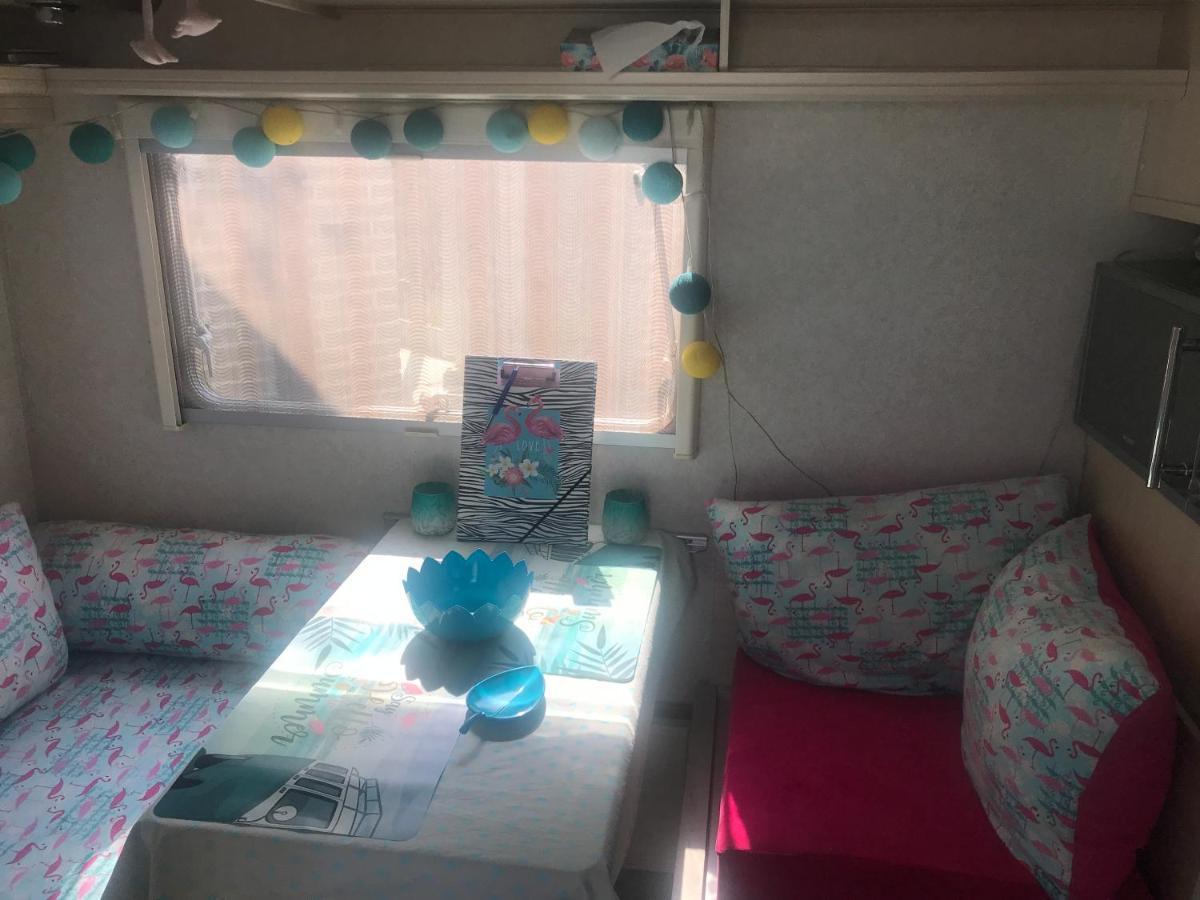 Gardencaravan Near Ghent In Green Area Eksteriør bilde